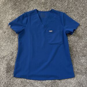 FIGS Catarina Scrub Top FW1000 Royal Blue PO 3096 Size Medium M NWOT